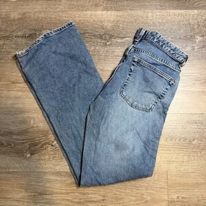 Gap Flare Stretch Jeans Womens 6 Regular Medium Wash Blue Y2K 172662-00-1 0602